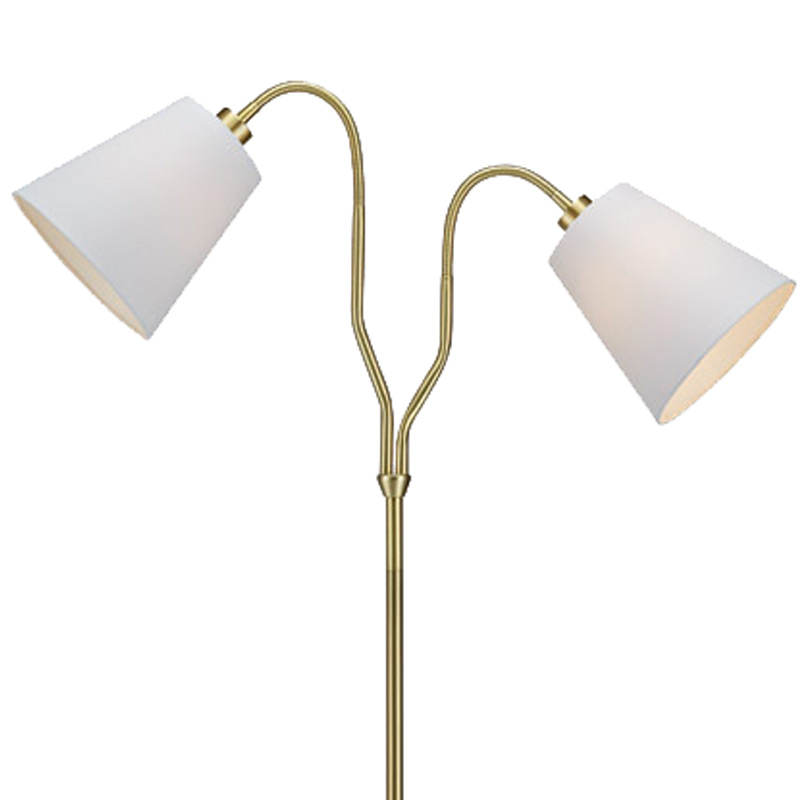 Pastatomas šviestuvas MODENA Brass/White